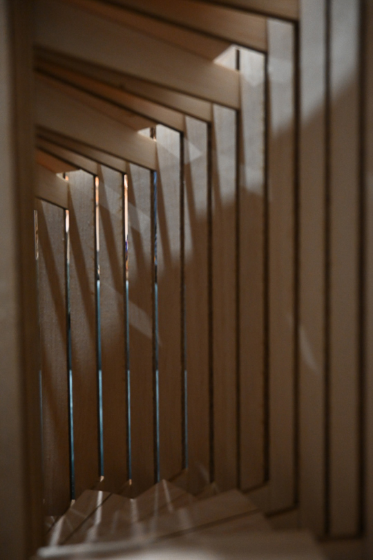 Photo maquette intérieur escalier